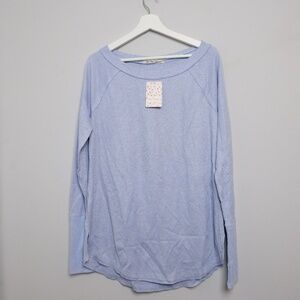 NWT: Free People Long sleeve Light blue size small